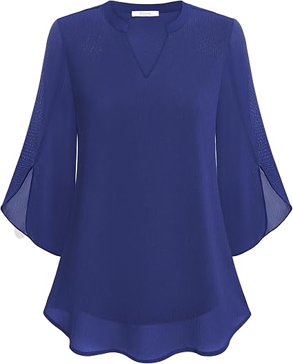 Celeste™ | Graceful Split-Sleeve Blouse