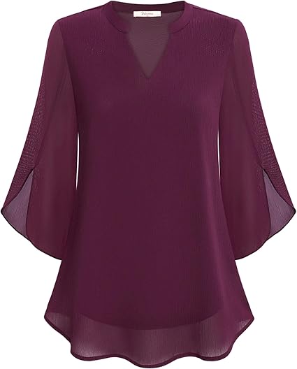 Celeste™ | Graceful Split-Sleeve Blouse