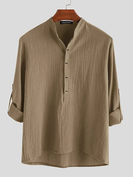 James™ | Men's Cotton Linen Shirt