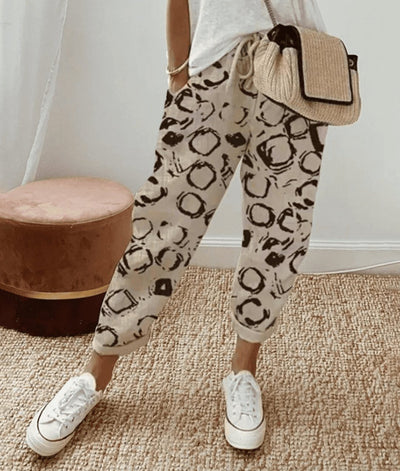 Bella™ | Chic trousers in cotton-linen