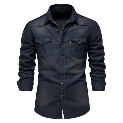 Richard™ | Men's Cotton Denim Shirt